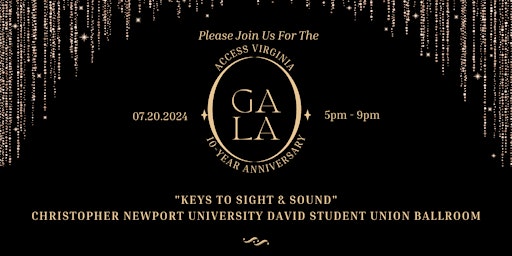 Image principale de Access Virginia 10-Year Anniversary Gala "Keys to Sight & Sound"