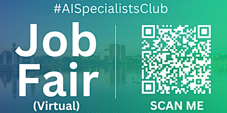 #AISpecialists Virtual Job Fair / Career Expo Event #DC #IAD