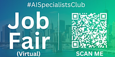 Primaire afbeelding van #AISpecialists Virtual Job Fair / Career Expo Event #NewYork #NYC
