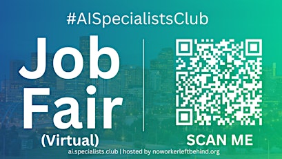 #AISpecialists Virtual Job Fair / Career Expo Event #SanJose