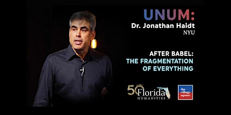 Image principale de The Fragmentation of Everything with Jonathan Haidt