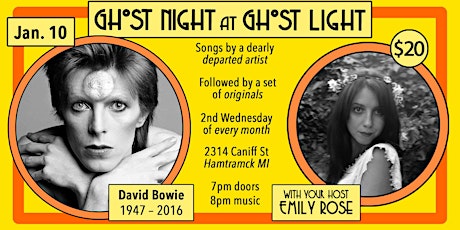 Imagen principal de Ghost Night at Ghost Light: David Bowie