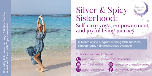 Silver & Spicy Sisterhood: Self-Care Yoga, Empowerment & Joyful Living primary image