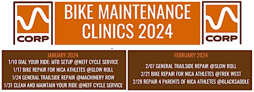 Imagen de colección para  CORP 2024 Winter Bike Clinics