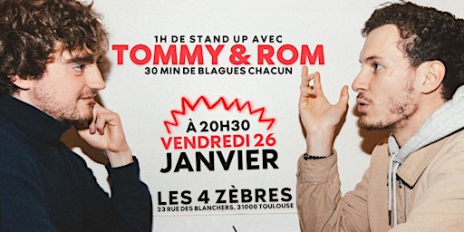 Stand up - 1h avec Rom et Tommy primary image