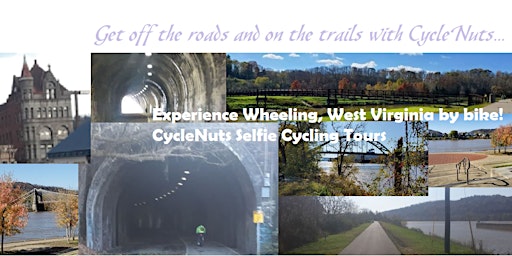 Imagem principal do evento Wheeling, WV - Bikeway, Bridge, River, and Tunnel Smart-guided Bicycle Tour