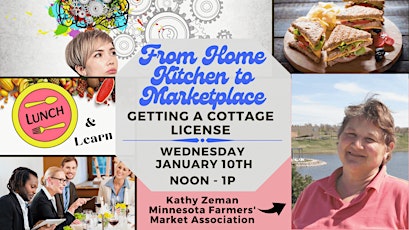 Primaire afbeelding van Lunch & Learn - From Home Kitchen to Marketplace: Getting a Cottage License