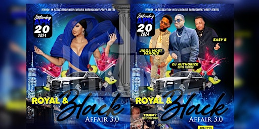Royal Blue And Black Affair primary image