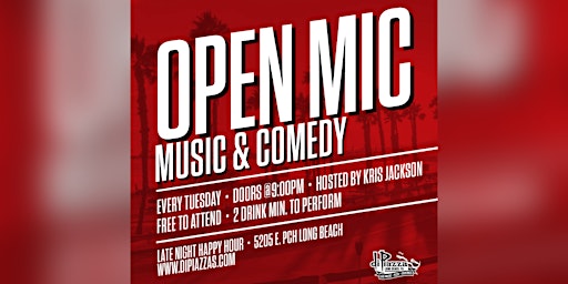 Imagem principal do evento Open Mic: Live Music & Comedy