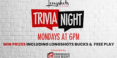 Kelowna Longshots Lounge in Chances Casino Monday Night Trivia!