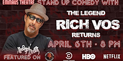 "The Legend" Rich Vos at The Emmaus Theatre primary image