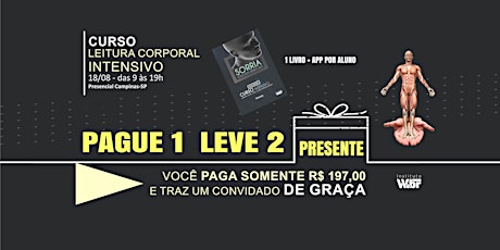 Imagem principal do evento PAGUE 1 LEVE 2 | CURSO LEITURA CORPORAL INTENSIVO (10 HORAS) - *PRESENCIAL