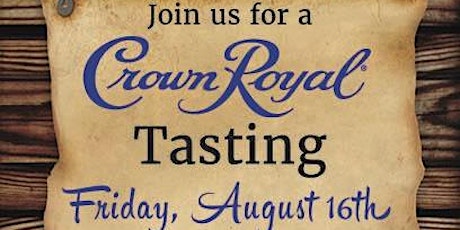 Hauptbild für Crown Royal and Cigar tasting 