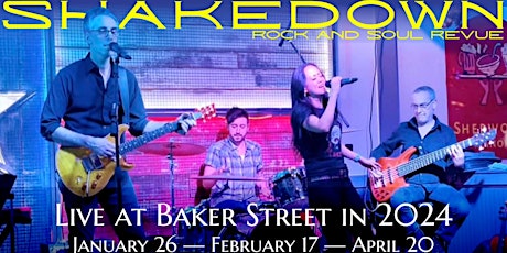 Shakedown Live at  Baker Street Pub & Grill - April