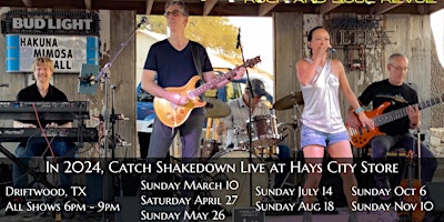 Shakedown Live at Hays City Store - November primary image