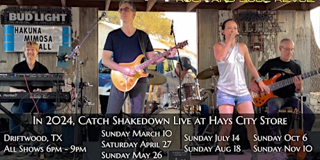 Shakedown Live at Hays City Store - October primary image