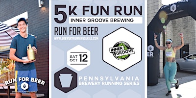 Imagem principal do evento 5k Beer Run x Inner Groove | 2024 PA Brewery Running Series