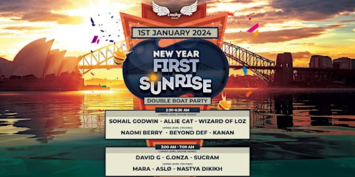 Boat Party | Lucky Presents -  New Year First Sunrise primary image