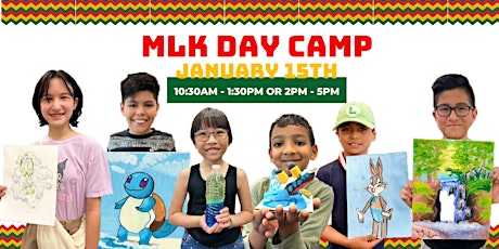 MLK Day Art Camp  | 10:30AM - 1:30PM or 2PM-5PM  @Young Art Valley Fair primary image