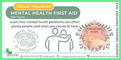 Image principale de Level 2 Award in First Aid for Youth Mental Health (RQF) (Face to Face)