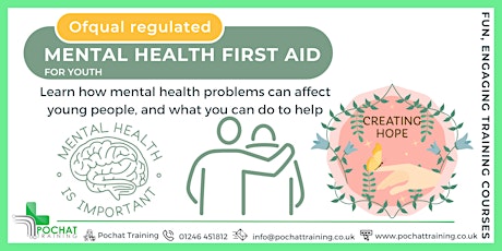 Level 2 Award in First Aid for Youth Mental Health (RQF) (Virtual)