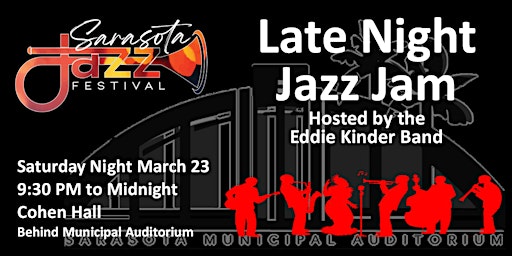Jazz Festival Late Saturday Night Open Jazz Jam primary image