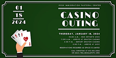 Special ARC Event -  Outing to Graton Casino primary image