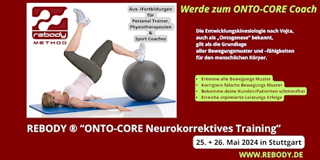 REBODY  “ONTO-CORE Neurokorrektives Training” Fortbildung