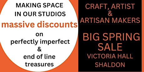 Craft, Artist  & Artisan-Makers Big Studio SALE  - 2024