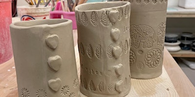 Make Your Own Stamped Clay Cup or Planter primary image