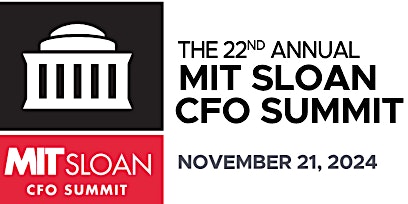 Image principale de 2024 MIT Sloan CFO Summit