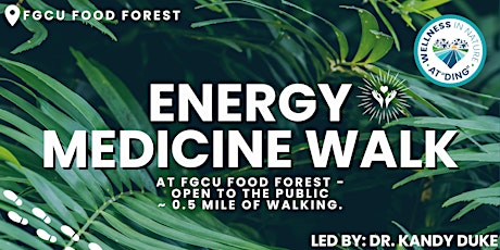 Energy Medicine Walk @ FGCU Food Forest primary image