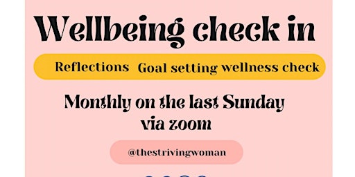 Image principale de TSW Wellbeing Check In