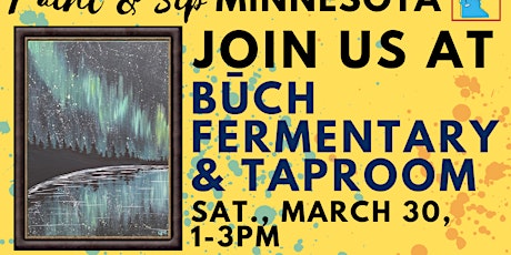 March 30 Paint & Sip at BŪCH Fermentary & Taproom
