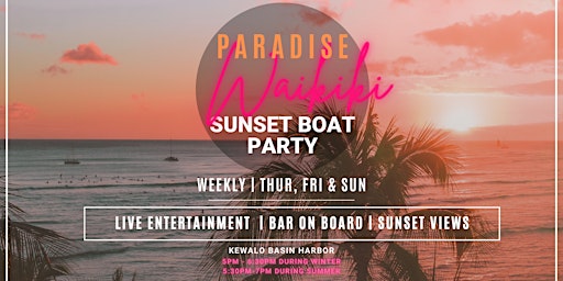 Imagem principal do evento PARADISE WAIKIKI SUNSET  CRUISE