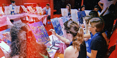 Boozy Brushes, Cityscape Paint Party! Glasgow