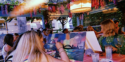 Immagine principale di Boozy Brushes, Cubism Sip and Paint Party! Glasgow 