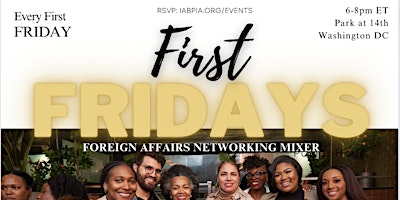 Hauptbild für May First Fridays  Foreign Affairs Social Mixer