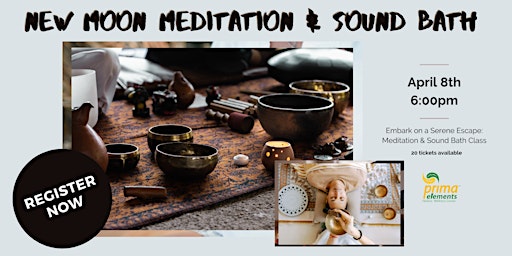 Primaire afbeelding van New Moon Meditation & Sound Bath