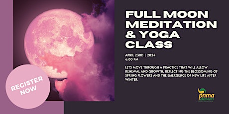 Hauptbild für Meditation & Yoga Class (FullMoon)