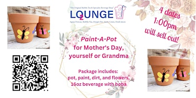 Paint-A-Pot for Mother's Day, Grandma, or Yourself primary image