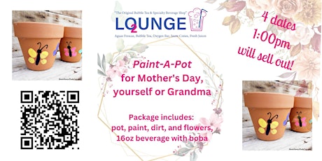 Paint-A-Pot for Mother's Day, Grandma, or Yourself