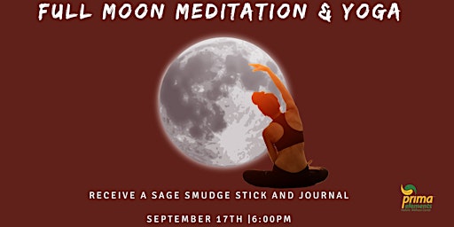 Primaire afbeelding van Full Moon Meditation & Yoga Class