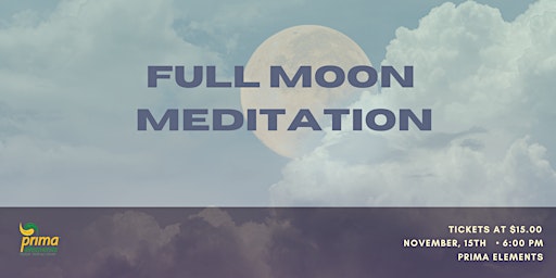 Immagine principale di Full Moon Meditation Class 