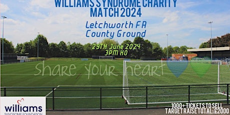 Williams Syndrome Charity match