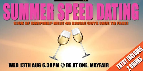 Summer Speed Dating for Gay Men