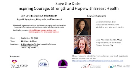 Inspiring Courage, Strength and Hope with Breast Health primary image
