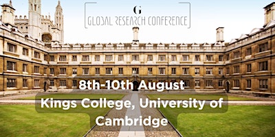 Image principale de Global Research Conference 2024 at Kings College, University of  Cambridge