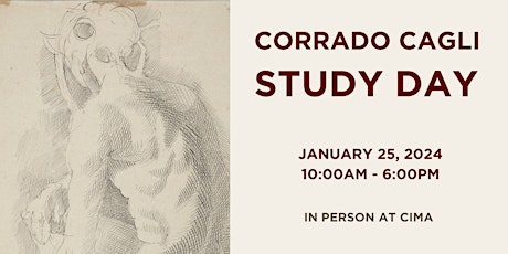 Corrado Cagli Study Day primary image
