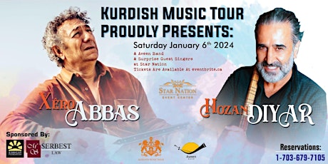 Xero Abbas, Hozan Diyar Dersim & Aveen Band, Live on Stage@ Star Nation primary image